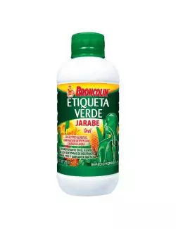 Broncolin Etiqueta Verde Jarabe Frasco Con 250 mL