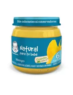 Gerber Papilla Mango 2Da Etapa Frasco Con 113 g