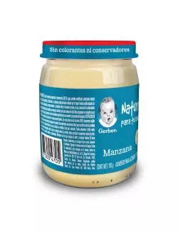 Gerber Papilla Manzana 3Era Etapa Frasco Con 170 g