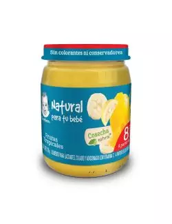 Gerber Papilla Frutas Tropicales 3Era Etapa Frasco Con 170 g