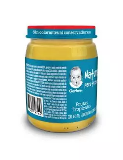 Gerber Papilla Frutas Tropicales 3Era Etapa Frasco Con 170 g