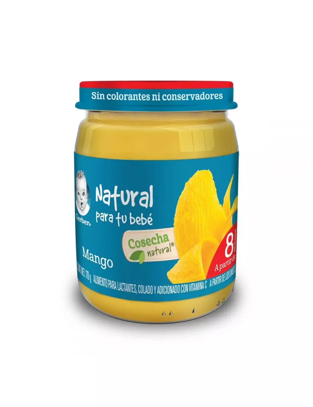 Gerber Papilla Mango 3Era Etapa Frasco Con 170 g