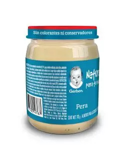 Gerber Papilla Pera 3Era Etapa Frasco Con 170 g