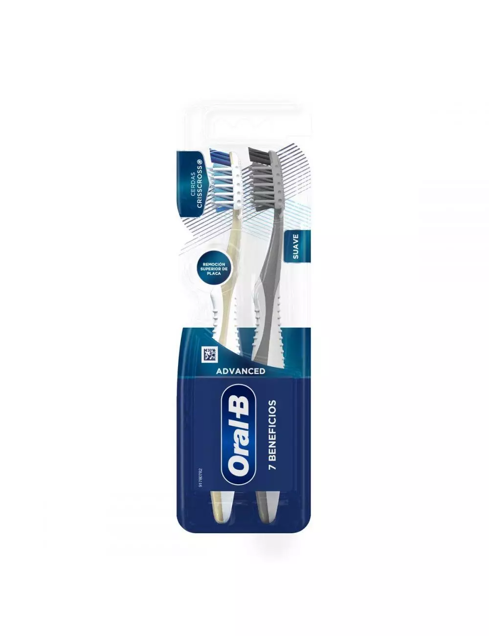 Oral B Cepillo Dental 7 Beneficios Empaque 2x1 Suave
