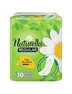 NATURELLA TOALLAS NORMAL S/ALAS C/10