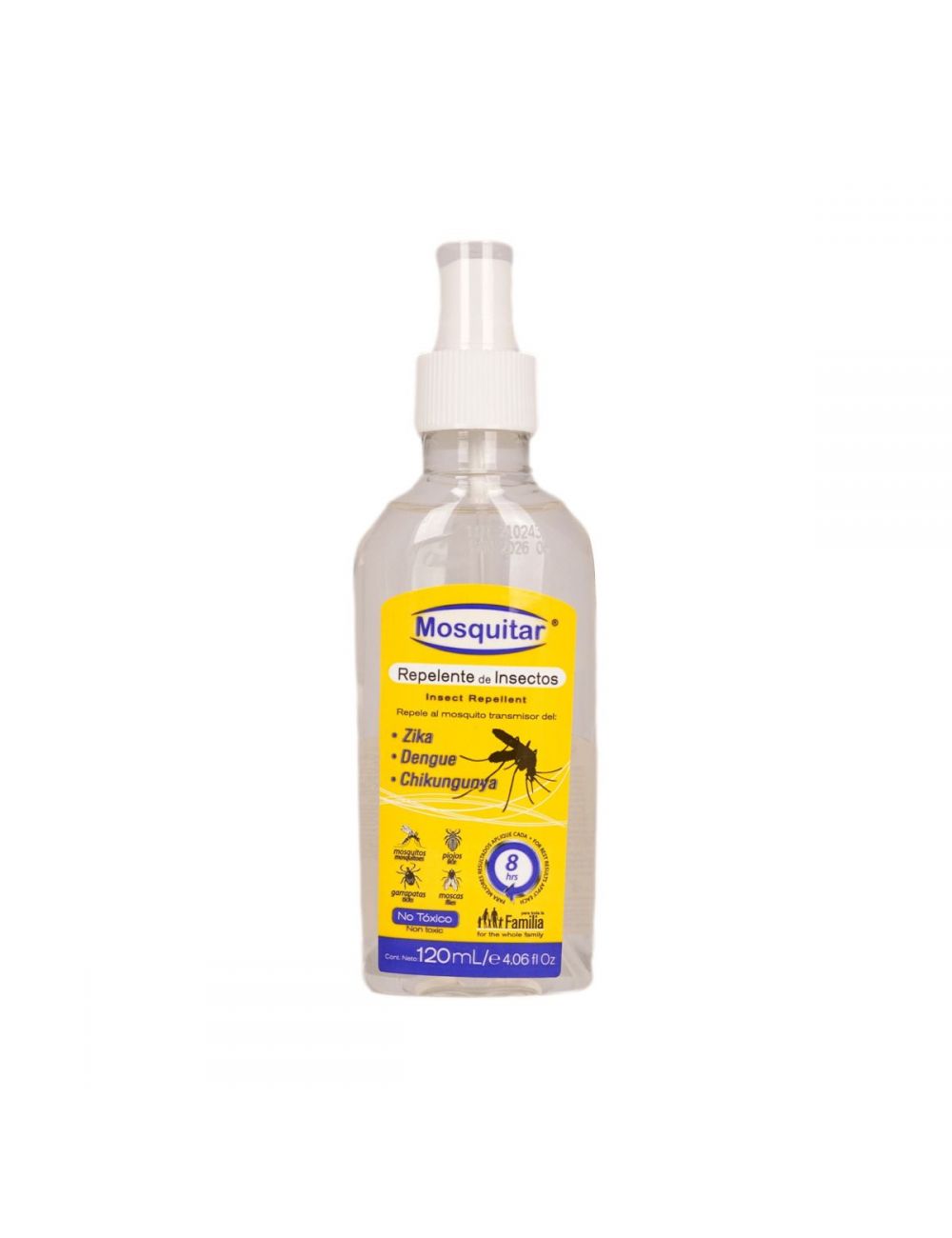 Mosquitar Repelente De Insectos Frasco Spray Con 120mL