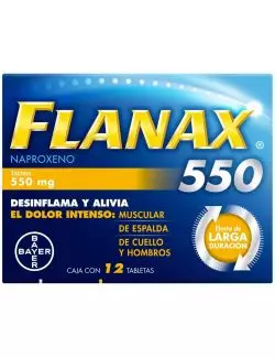 Flanax 550 mg 12 Tabletas