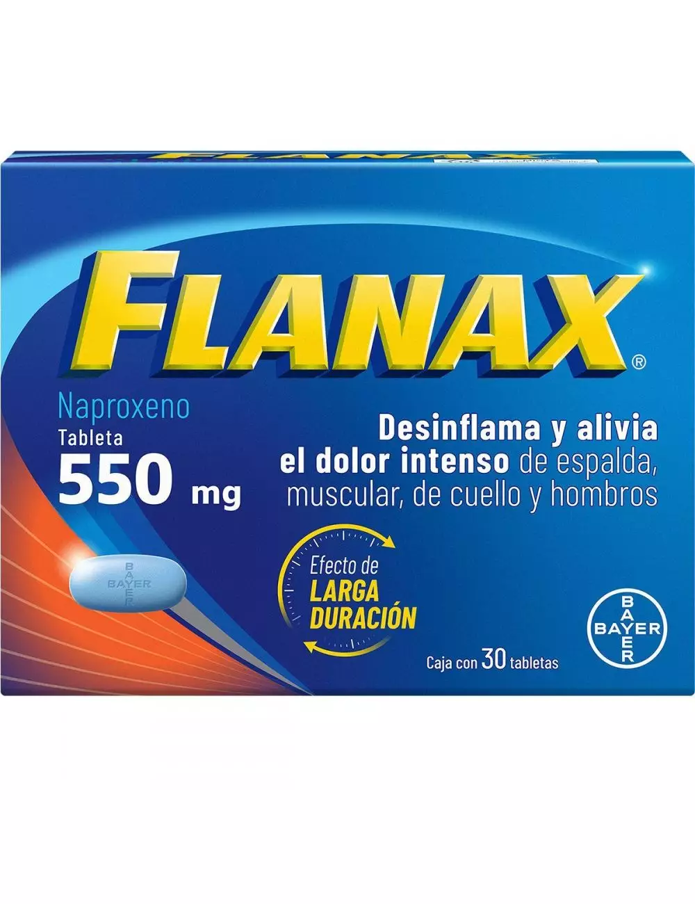 Flanax 550 mg 30 Tabletas