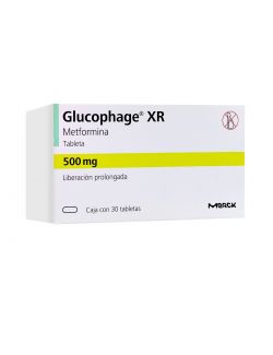 Glucophage XR 500 mg Caja Con 30 Tabletas