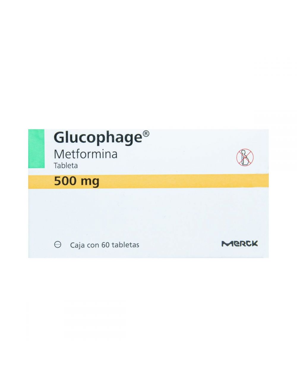 Glucophage 500 mg Caja Con 60 Tabletas
