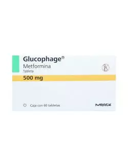 Glucophage 500 mg Caja Con 60 Tabletas