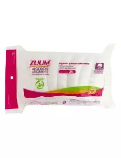 Zuum Plisado Algodón Empaque con 25 g