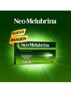 Neo-Melubrina Supositorios Infantiles con Metamizol Sódico 5 Piezas de 300 mg