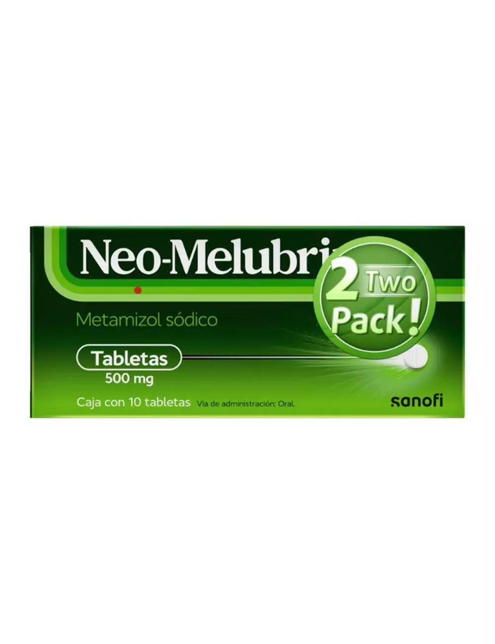 Neo-Melubrina Duopack 10 Tabletas 500 mg