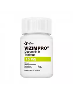 VIZIMPRO® 15 mg (Dacomitinib) - Frasco con 30 Tabletas - Pfizer