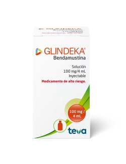 GLINDEKA® 100 mg/4 ml (Bendamustina) - Frasco Ámpula - Teva - Rx3