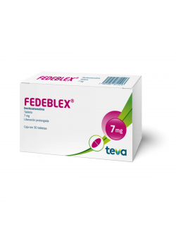 Fedeblex 7 mg Caja Con 30 Tabletas De Liberación Prolongada