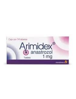 Arimidex® 1 mg (Anastrozol) - 14 Tabletas - AstraZeneca