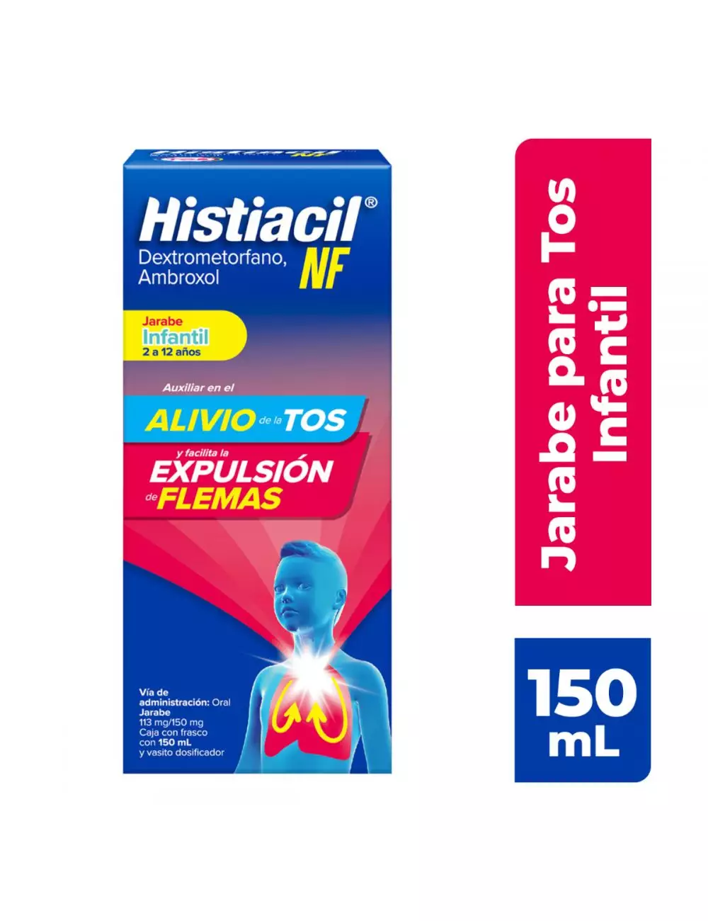 Histiacil NF Jarabe para la Tos Infantil 150 ml. Tu Aliado Nocturno contra la Tos