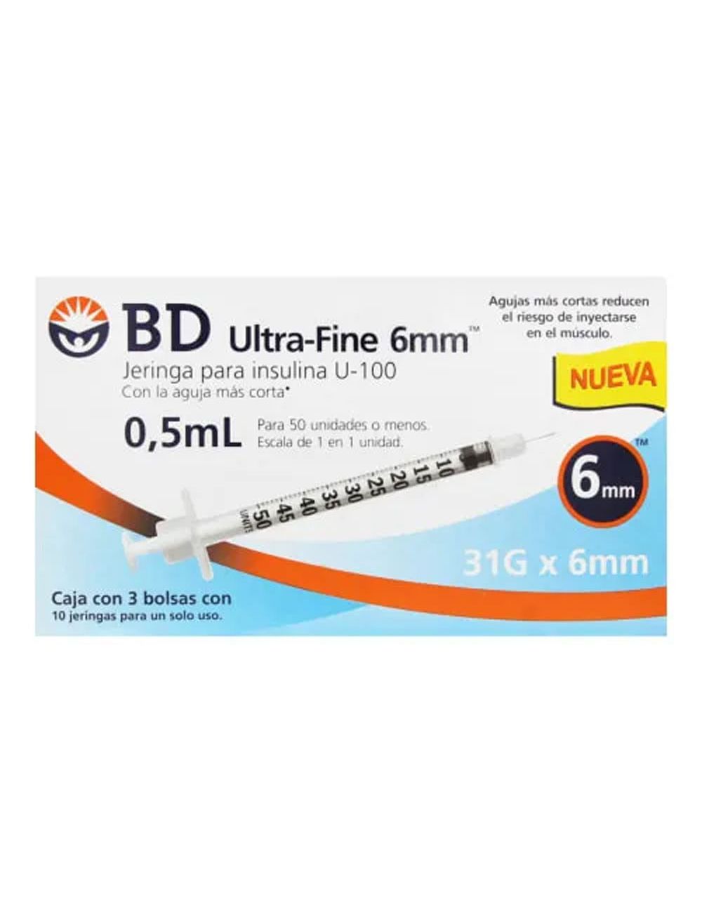 Bd Ultra Fine Ji31X6 0.5Ml X 30