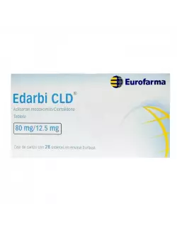 Edarbi CLD® 80/12.5 mg - 28 Tabletas | Azilsartán medoxomilo y Clortalidona | Eurofarma
