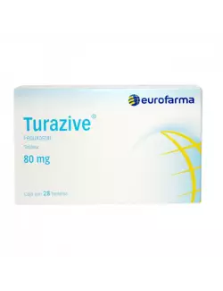 Turazive® 80 mg - 28 Tabletas | Febuxostat | Eurofarma