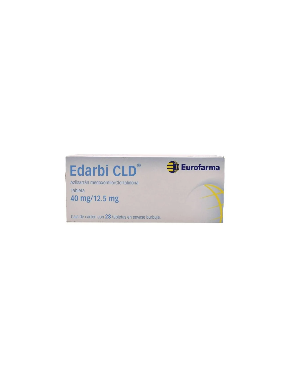 Edarbi CLD® 40/12.5 mg - 28 Tabletas | Azilsartán medoxomilo/Clortalidona | Eurofarma
