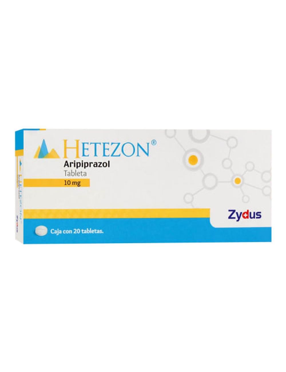 Hetezon® 10 mg - 20 Tabletas | Aripiprazol | Zydus