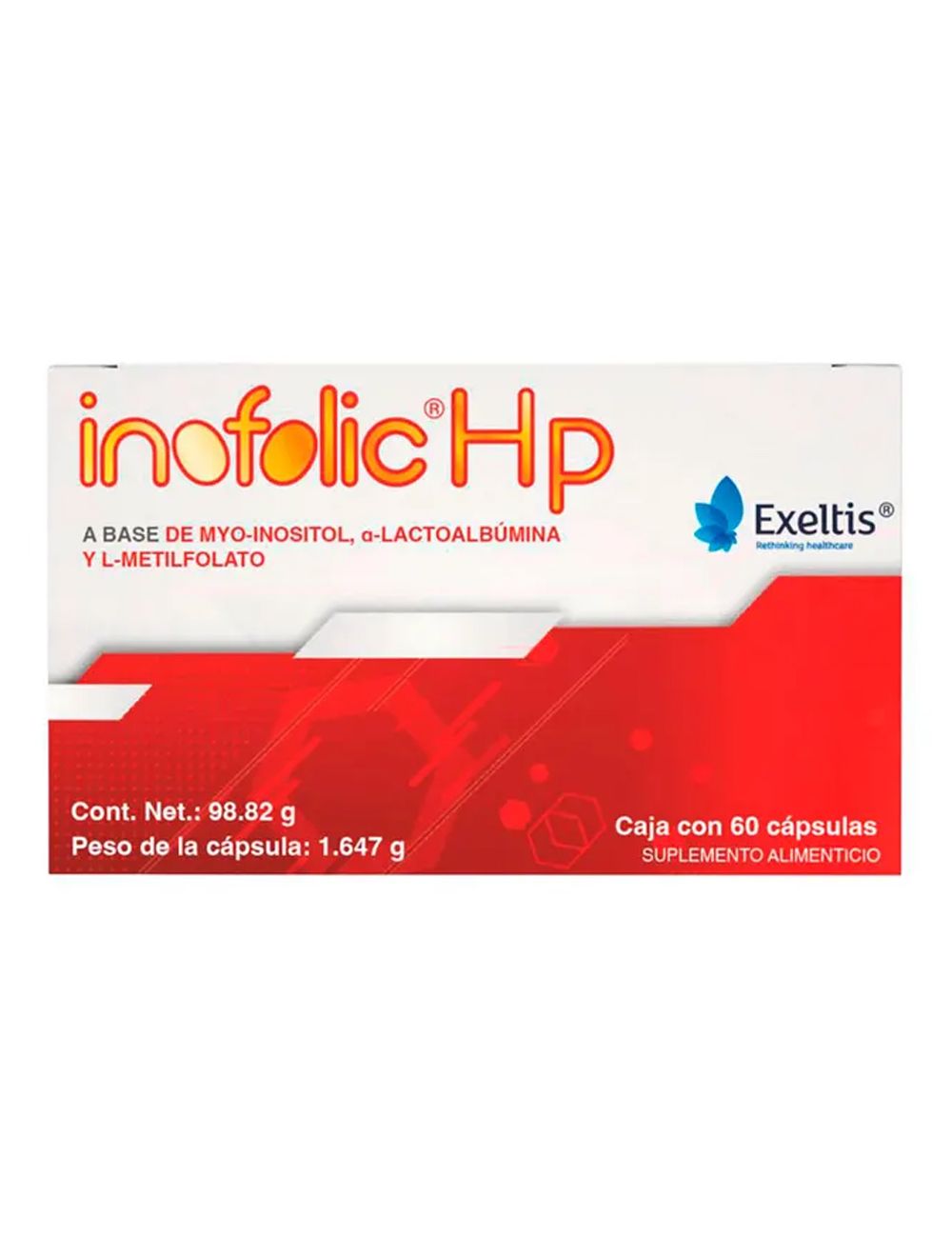 Inofolic HP Suplemento 60 Cápsulas 1.64 g Cada Una