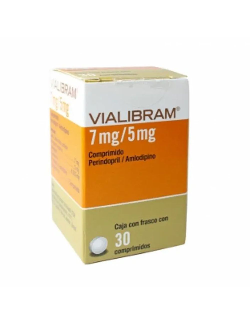 Vialibram® 7 mg/5 mg - 30 Comprimidos | Perindopril + Amlodipino | Beckman