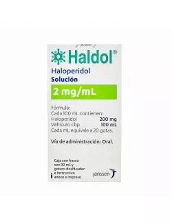 Haldol® 2 mg/ml - Frasco 30 ml con Gotero | Haloperidol | Janssen