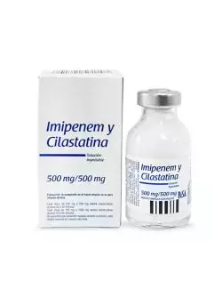 Imipenem Cilastatina Solución 500 mg / 500 mg - 1 Frasco Ámpula | Imipenem + Cilastatina | Pisa Biotec