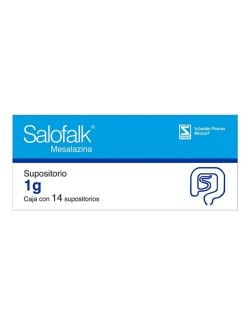 Salofalk® 1 g - 14 Supositorios | Mesalazina | Laboratorio Schwabe Pharma