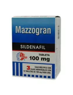 Sildenafil 100 mg 30 Tabletas