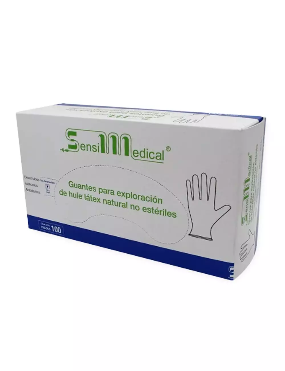 Guantes Exploración No Esteril Grandes 100 Piezas