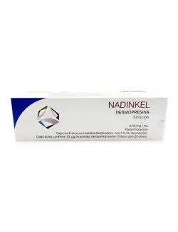 Nadinkel 0.09 mg/ml - Frasco 2.5ml (25 dosis) | Desmopresina | Dankel Medical