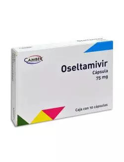 Oseltamivir 75 mg, 10 Cápsulas rx2