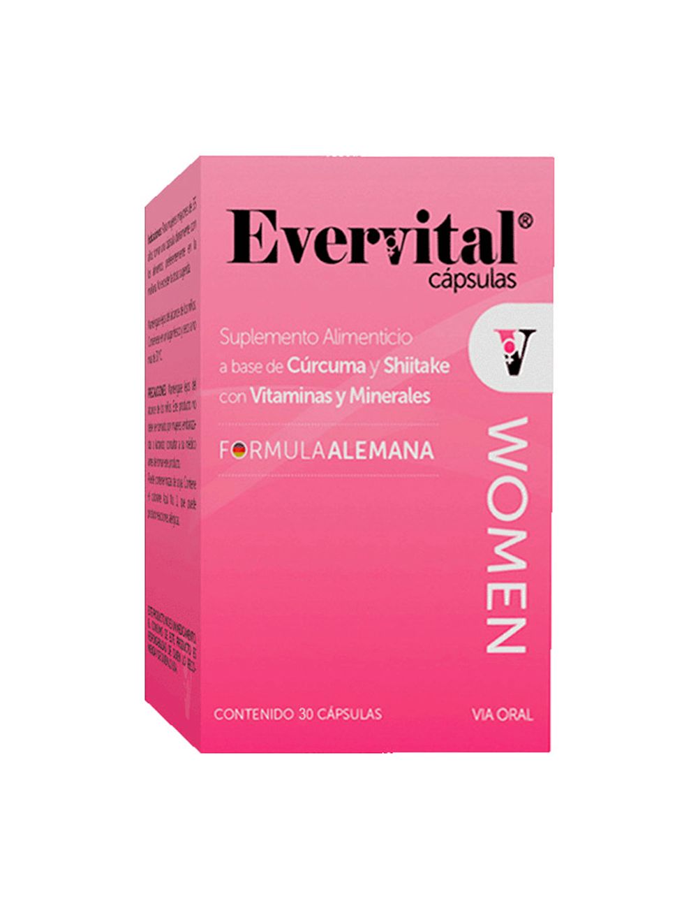 Evervital  Women Suplemento Fórmula Alemana 30 Cápsulas