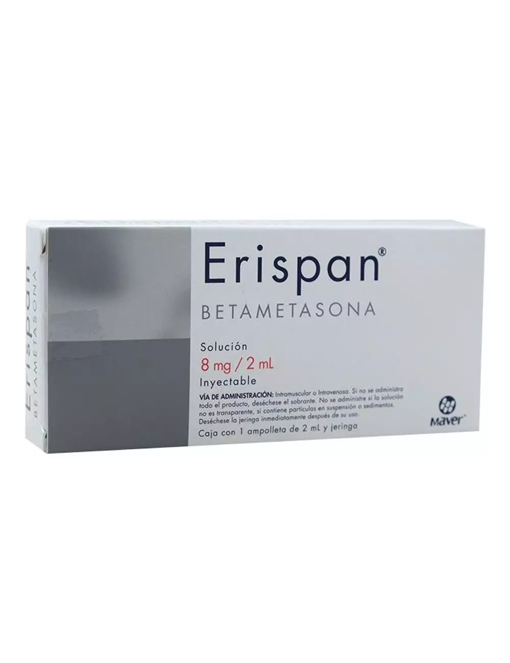 Erispan 8 Mg/ 2 Ml Caja Con 1 Ampolleta