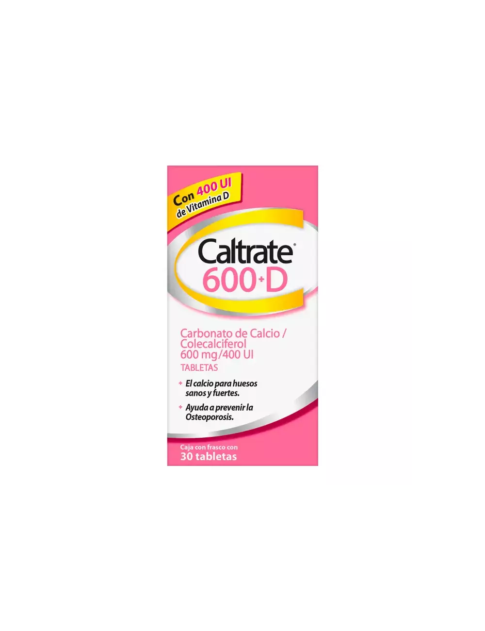 Caltrate Tabl D 600Mg X 30 (/400)