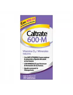 Caltrate Tabl M 600Mg X 30 (/400)