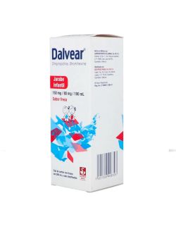 Dalvear® Sabor Fresa 150 mg/80 mg/100 ml - Frasco 120 ml | Dropropizina/Bromhexina | Siegfried Rhein