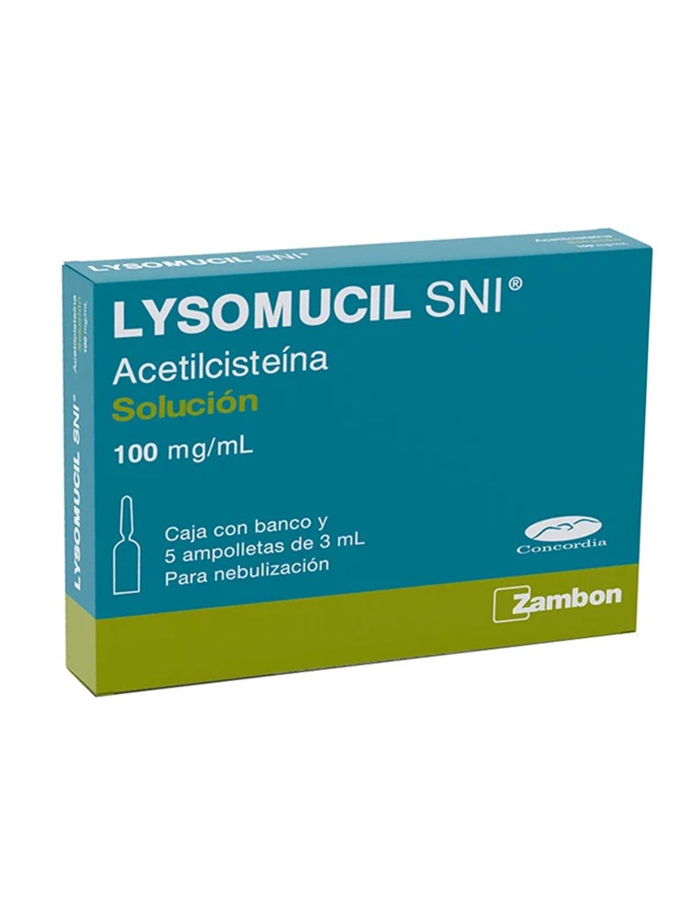 Lysomucil Amp. 100Mg3Ml X 5 (/Ml )