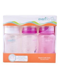 Evenflo Advanced Bib Cue Anch 240Ml X 3