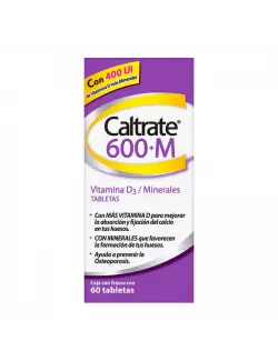 Caltrate Tabl M 600Mg X 60 (/400)