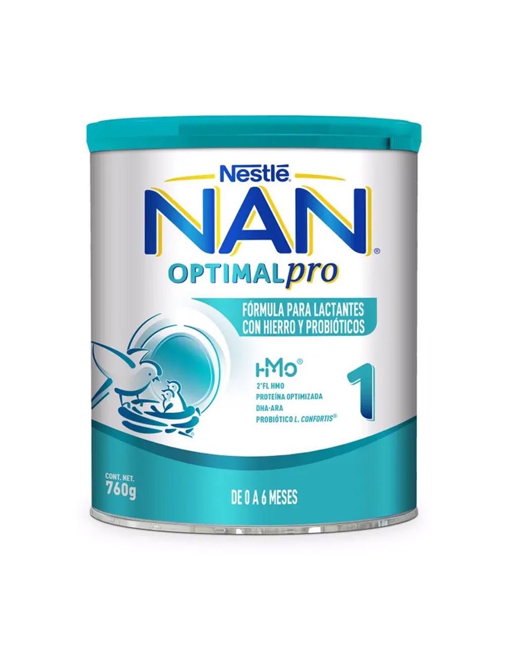 Nan 1 Optimal Pro Polvo Lata 760G X 1