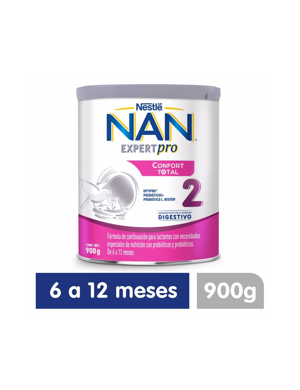 Nan 2 Exp Pro Co T Polvo Lata 900G X 1