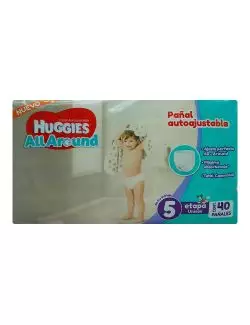 Huggies All Around Pan Et5 Usex X 40