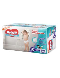 Huggies All Around Pan Et5 Usex X 40