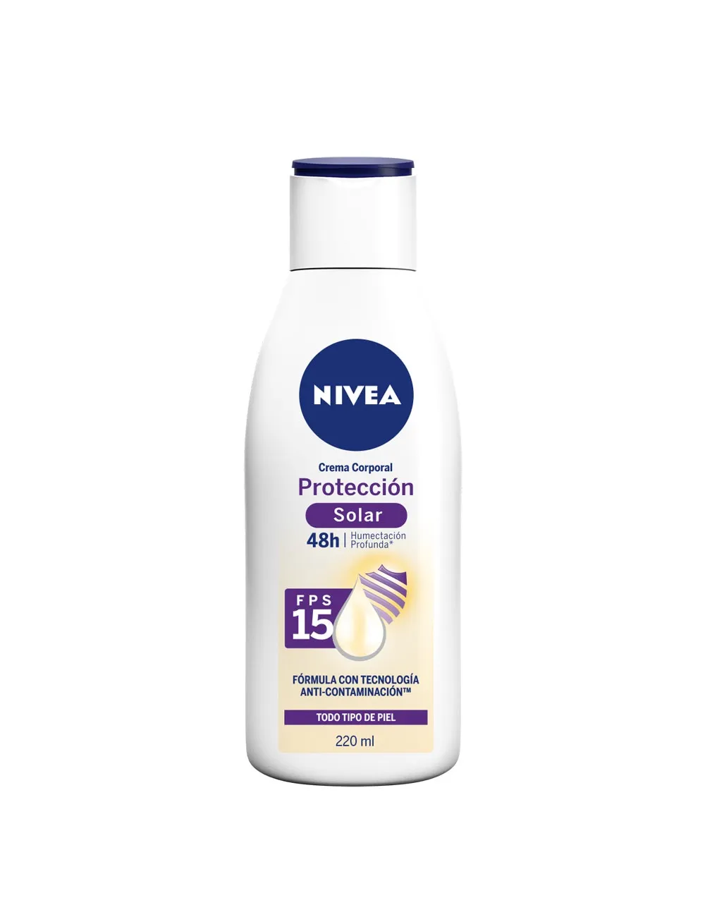Nivea Prot Solar Cra Co Fps15 220Ml X 1